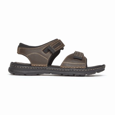 Sandálias Rockport Darwyn Quarter-Strap Homem Marrom PT-16743